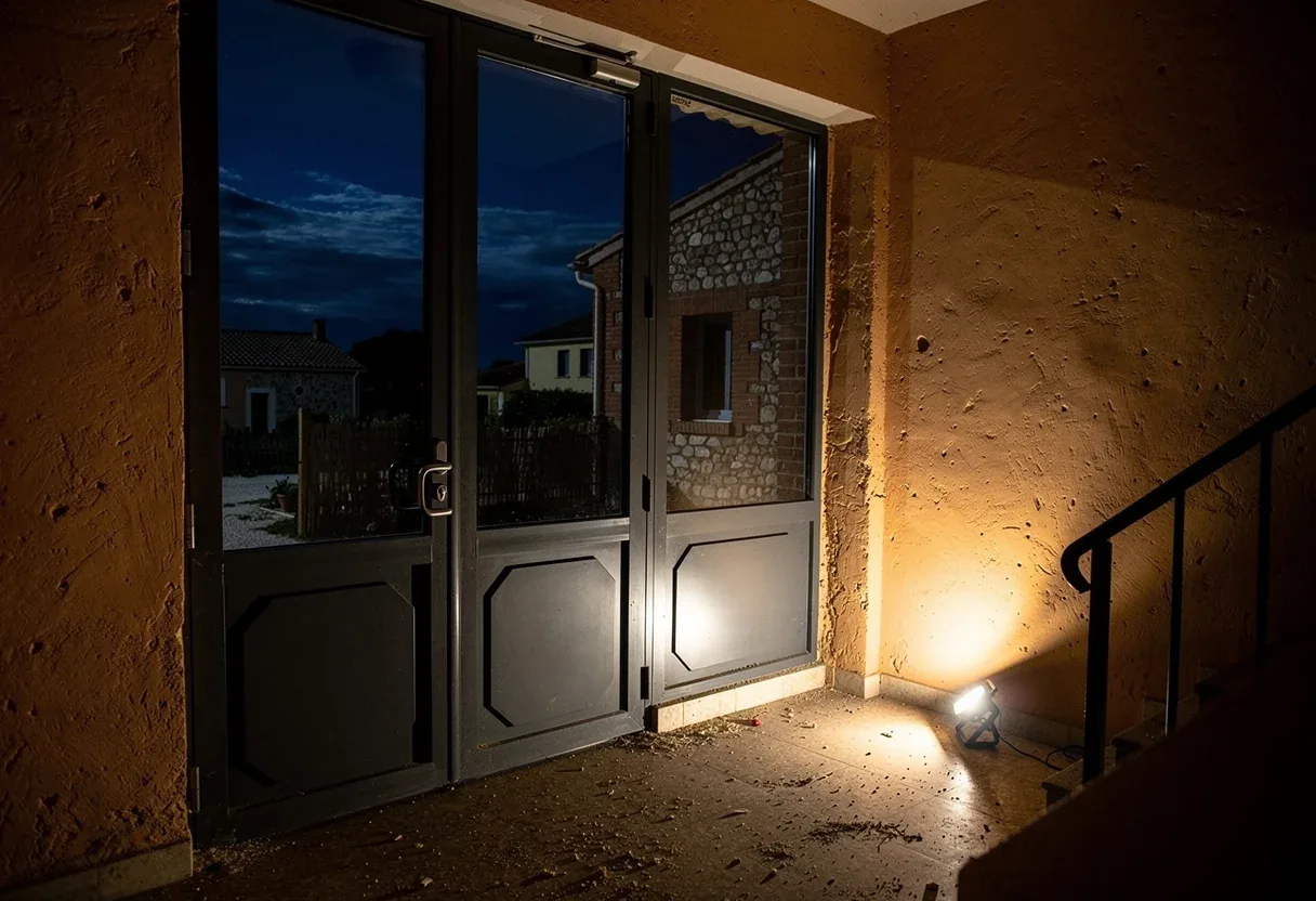 Porte blindée posée dans un immeuble à Torreilles